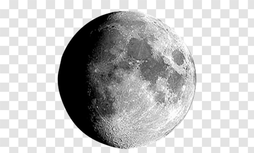 Supermoon Lunar Phase Full Moon New - Black Transparent PNG