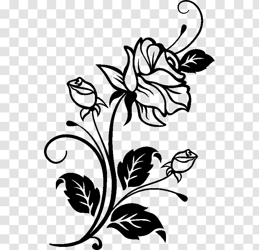 Drawing Rose Cdr Clip Art - Petal - Personalized Car Stickers Transparent PNG