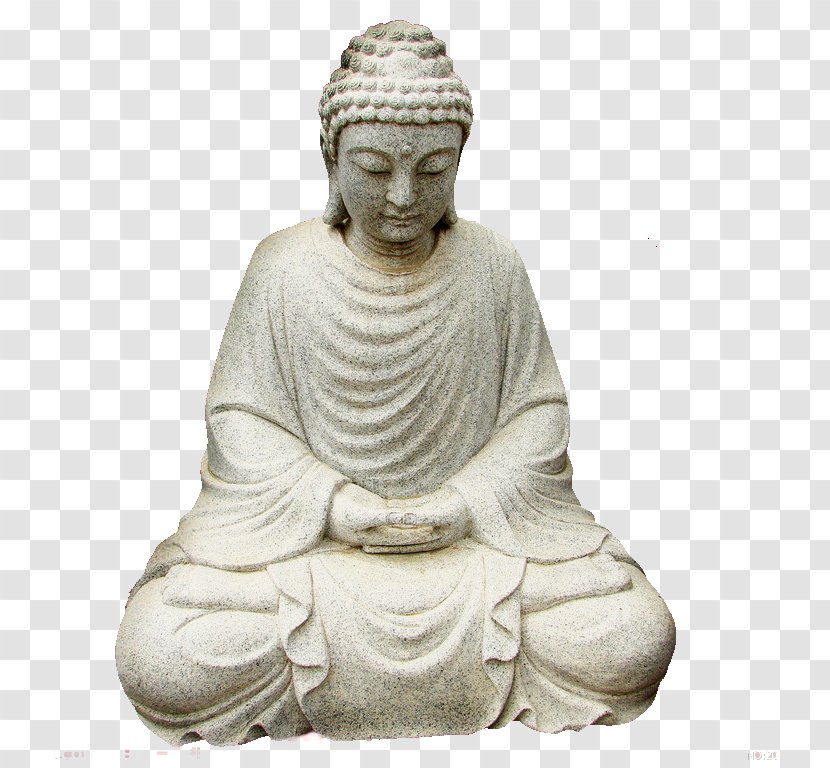 Gautama Buddha Statue Classical Sculpture Figurine - Load Transparent PNG