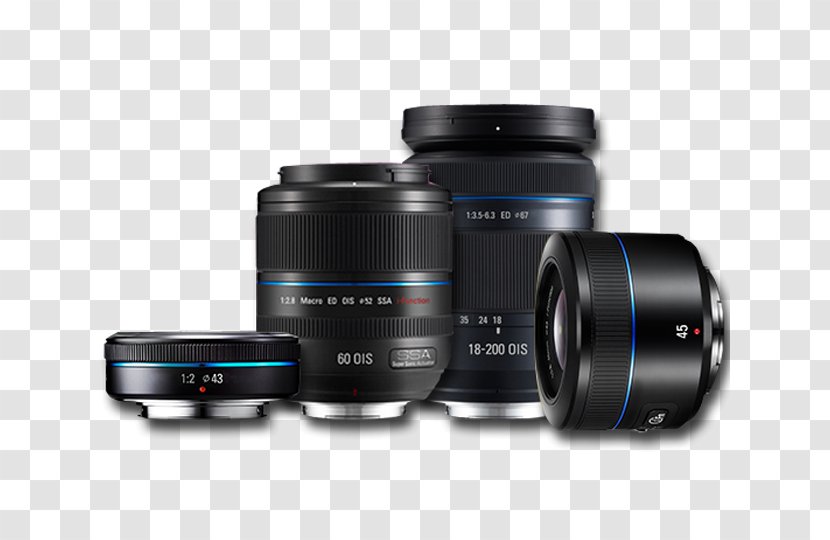 Digital SLR Camera Lens Mirrorless Interchangeable-lens Teleconverter Samsung EX-S30NB - 30 MmF/2.0Samsung NXCamera Transparent PNG