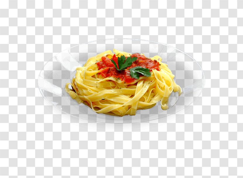 Spaghetti Aglio E Olio Alla Puttanesca Carbonara Taglierini Pasta Al Pomodoro - Dente - Plate Transparent PNG