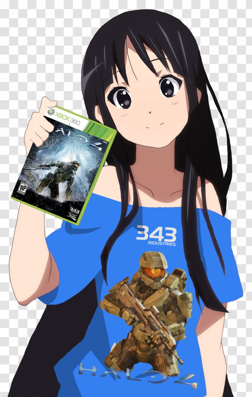 Halo 4 Cortana Mio Akiyama Xbox 360 Video Game - Flower - Heart Transparent PNG