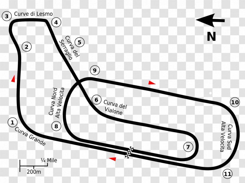 Autodromo Nazionale Monza Formula 1 Italian Grand Prix Race Track - Monaco Transparent PNG