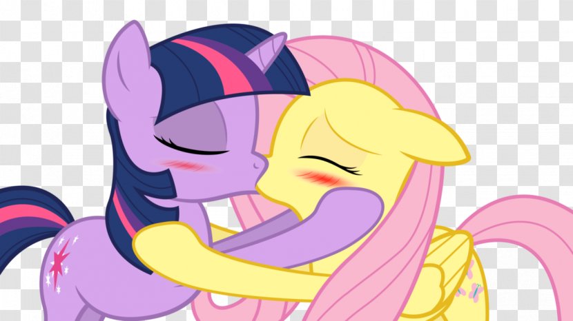 My Little Pony: Friendship Is Magic - Tree - Season 2 Art MagicSeason 6 HorseFluttershy Kiss Transparent PNG