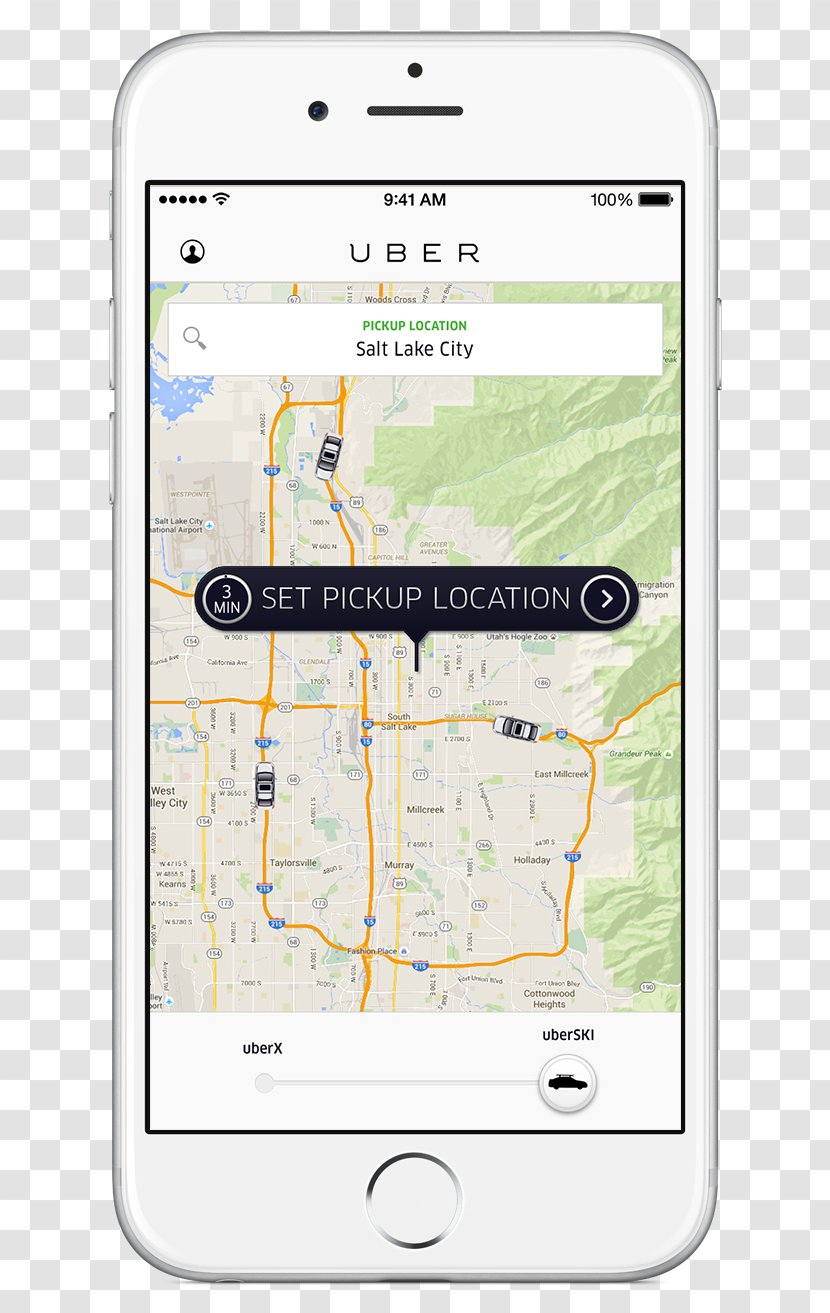 Park City Salt Lake Uber Taxi Great Transparent PNG