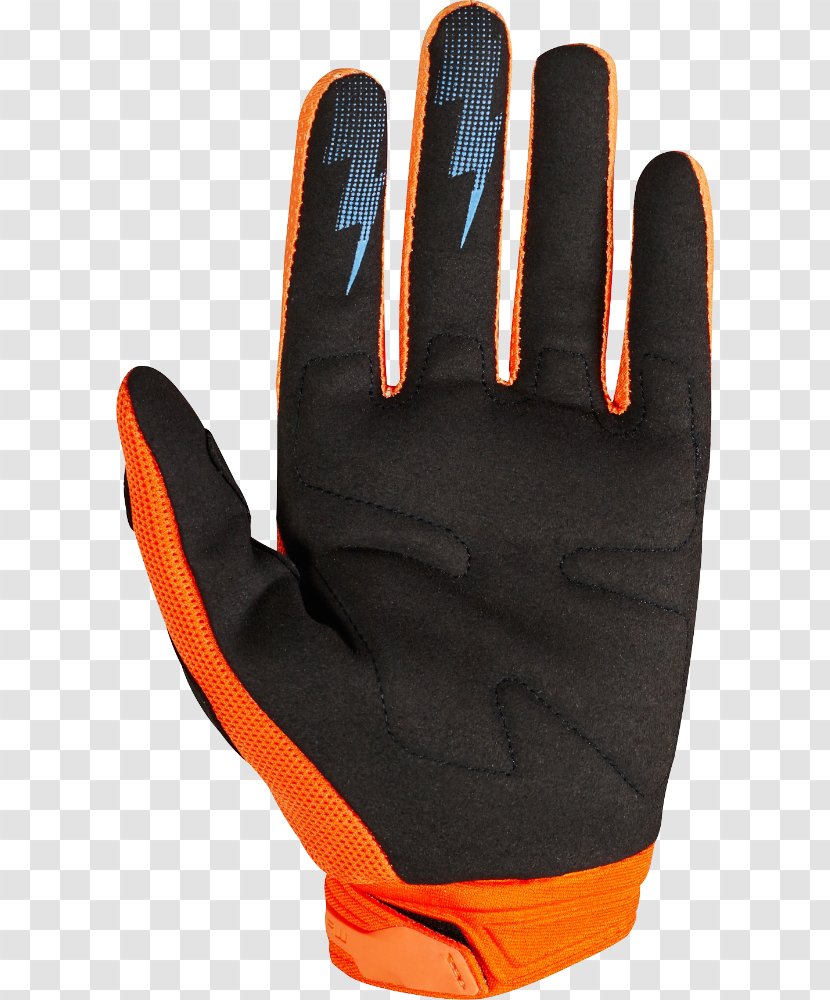 FOX Dirtpaw Race 2018 Gloves Motocross Youth Fox Orange L - Glove Transparent PNG