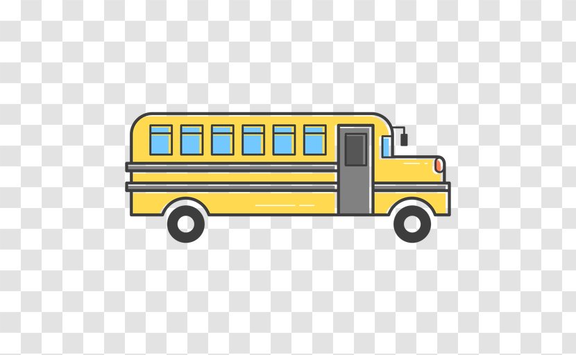 School Bus - Vehicle - Yellow Transparent PNG