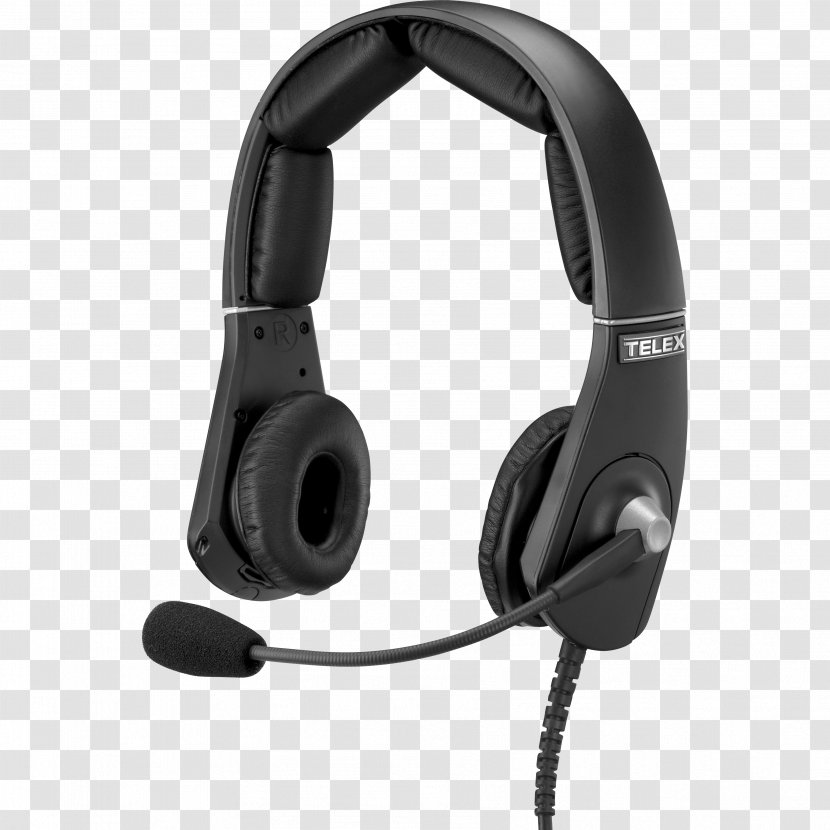 Headphones Telex Active Noise Control Audio - Computer Software - Headset Transparent PNG