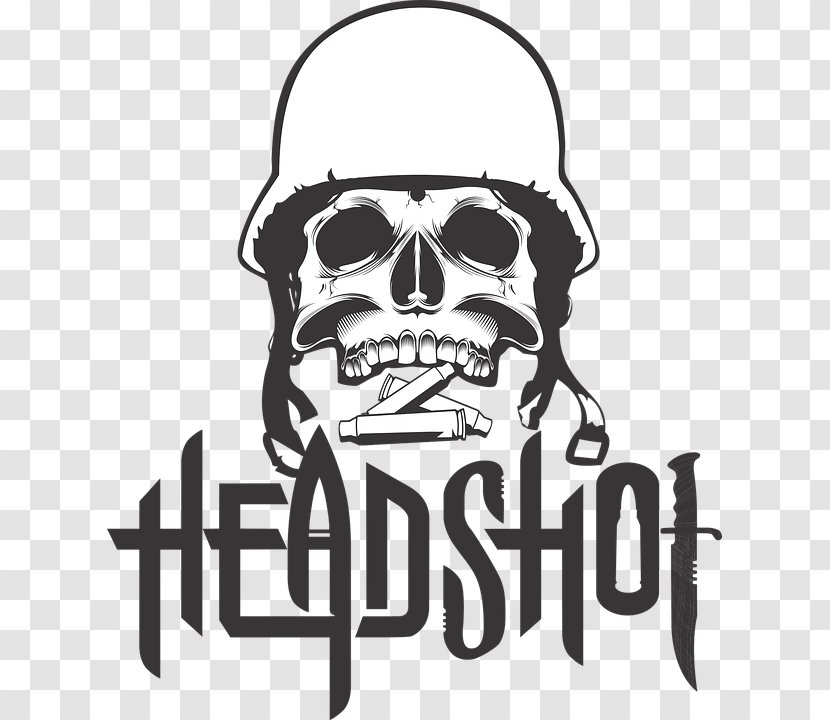 T-shirt Hoodie Skull Head Shot Clothing Transparent PNG