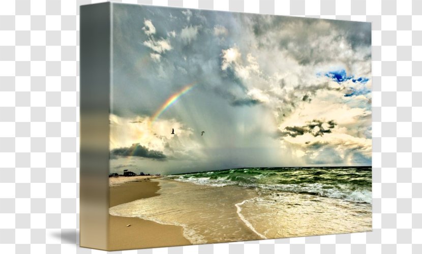 Shore Sky Rainbow Sea Wave - Ocean Transparent PNG