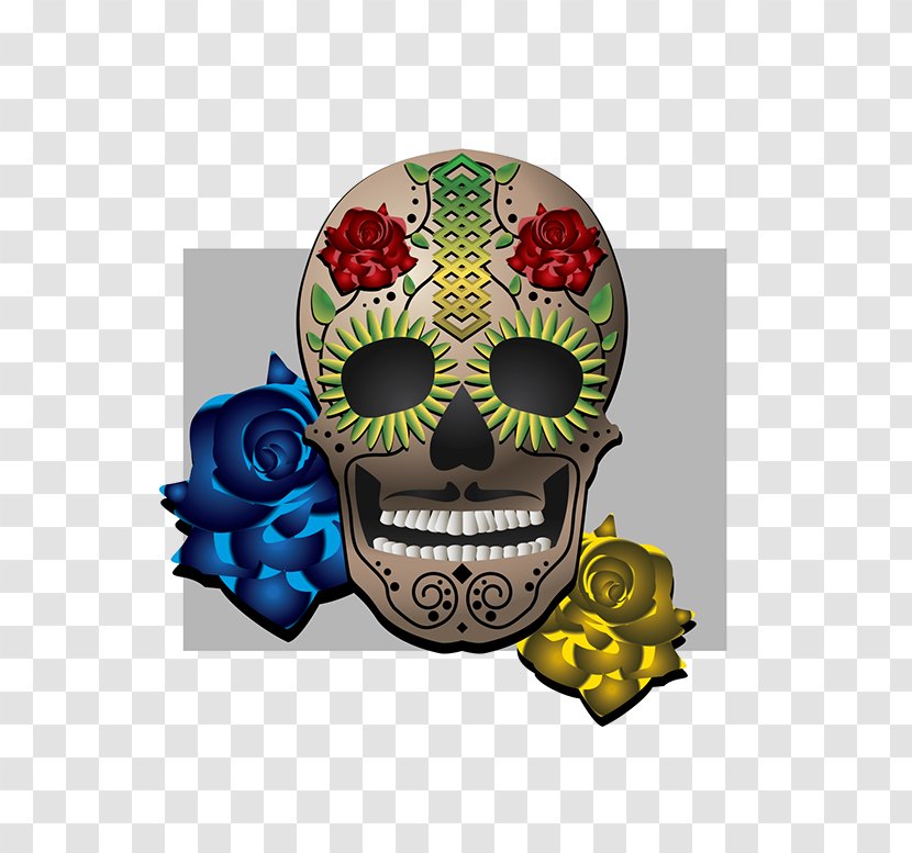 Bone Skull Head Font Mask Transparent PNG