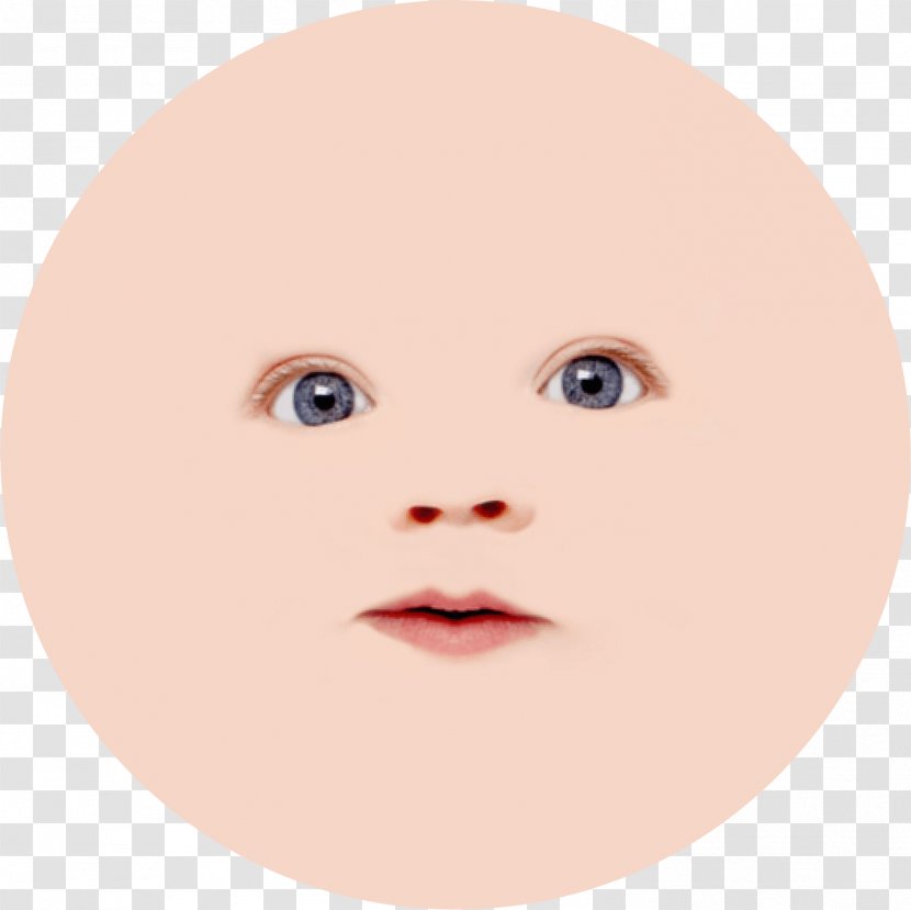 Cheek Eyebrow Chin Nose Mouth - Infant Transparent PNG