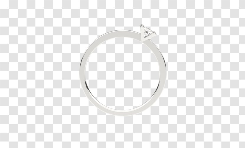 Ring Bague Or 375/1000 Jewellery Centimeter Silver - Oval Transparent PNG