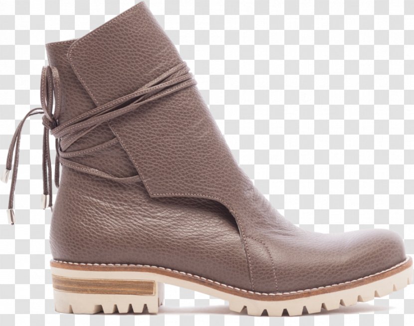 Designer Boot Ankle Shoe Taupe - Flight Jacket - European Style Shading Pattern Transparent PNG