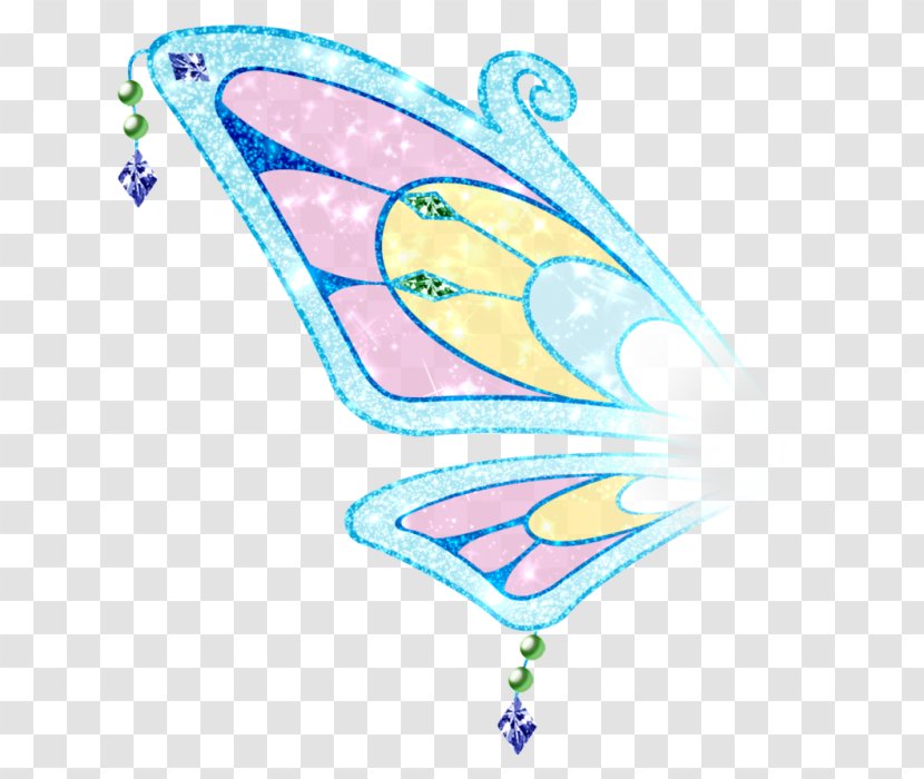 Butterfly Bloom Musa Fairy Wing - Area Transparent PNG