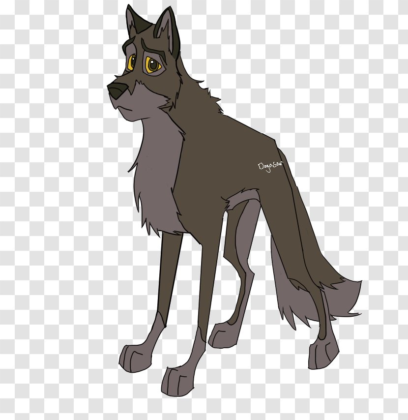 Cat Dog Breed Balto Drawing - Fictional Character Transparent PNG