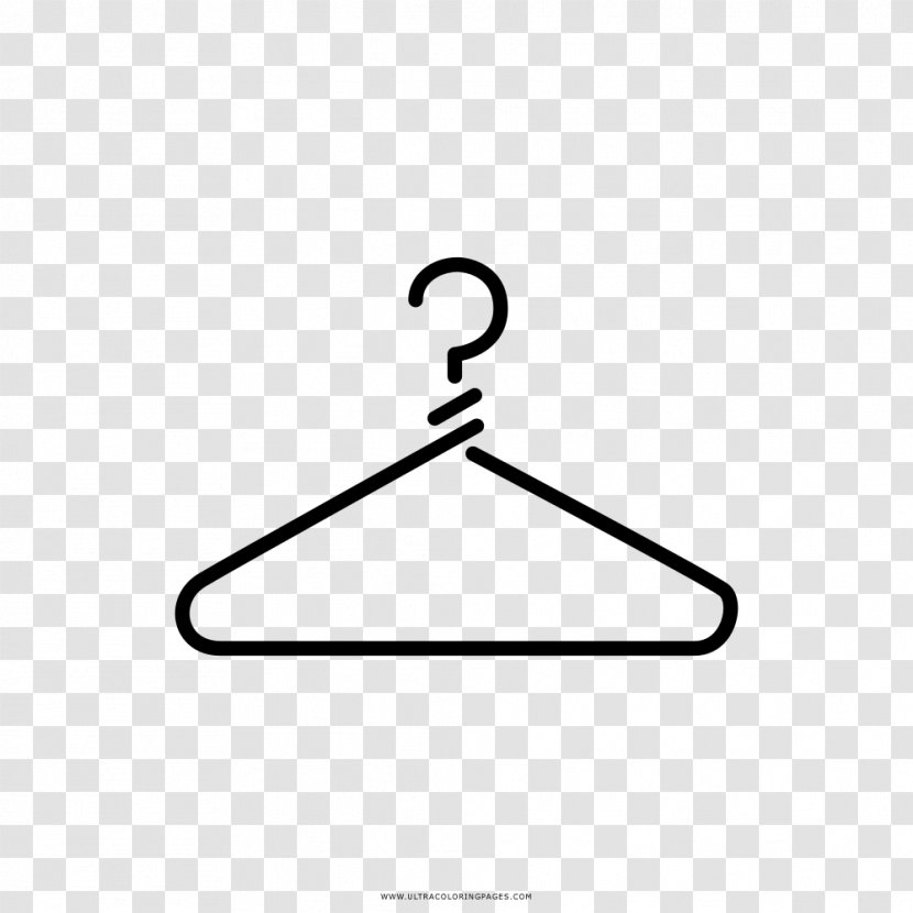 Coloring Book Drawing Clothes Hanger Clothing Painting - Text - Cabide Transparent PNG