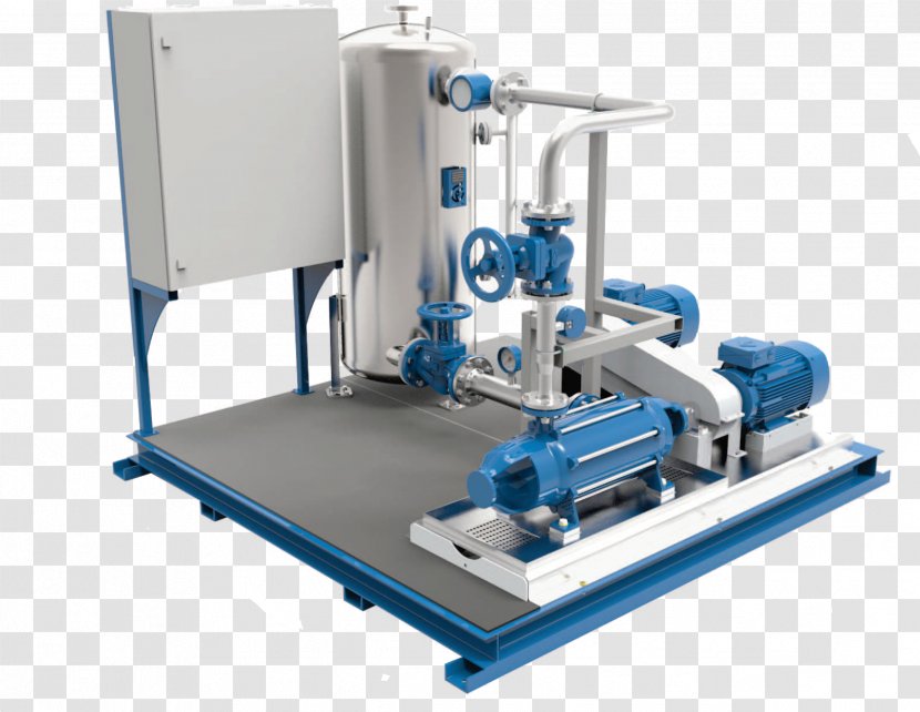 Centrifugal Pump Machine Vacuum Pumping Station - Skid Transparent PNG