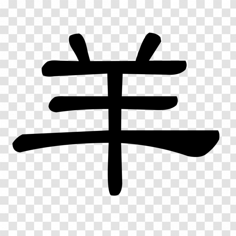 Sheep Hieroglyph Ahuntz Chinese Characters Pictogram Transparent PNG