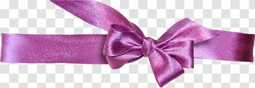 Ribbon Gift Knot Purple - Magenta Transparent PNG