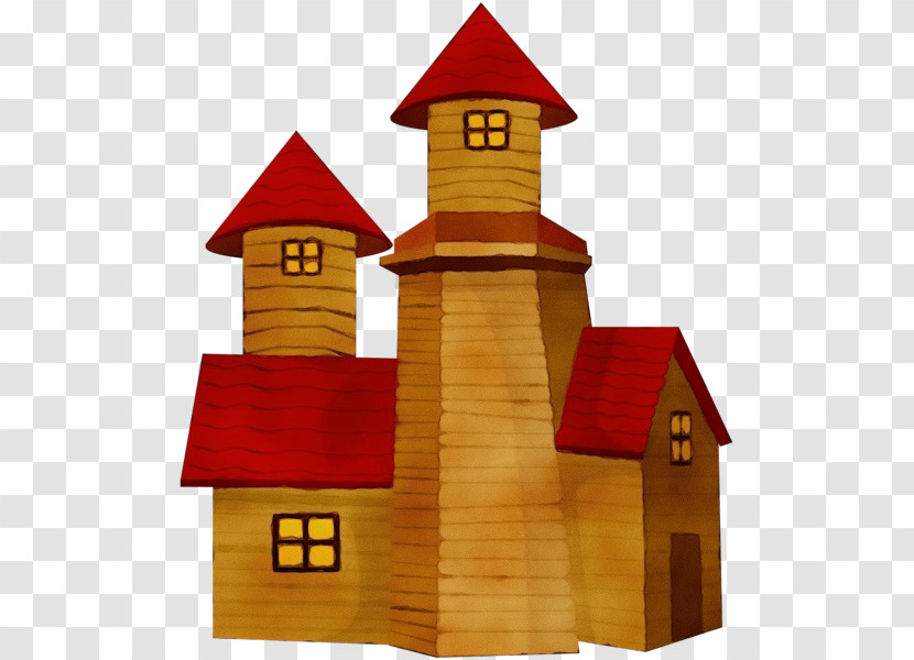 Roof Toy Block Architecture House Tower Transparent PNG