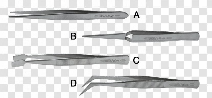 Tweezers Hand Tool Stainless Steel Scissors - Electrician Tools Transparent PNG