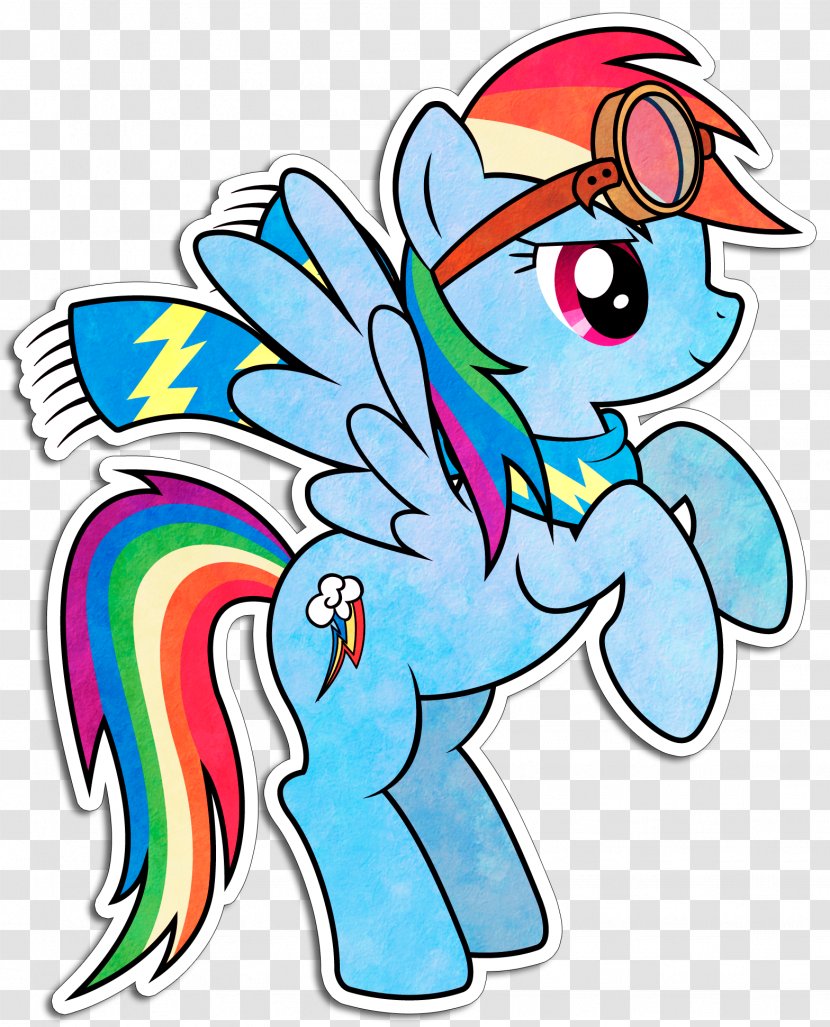 Pony Sticker Telegram Rainbow Dash Horse - Silhouette Transparent PNG