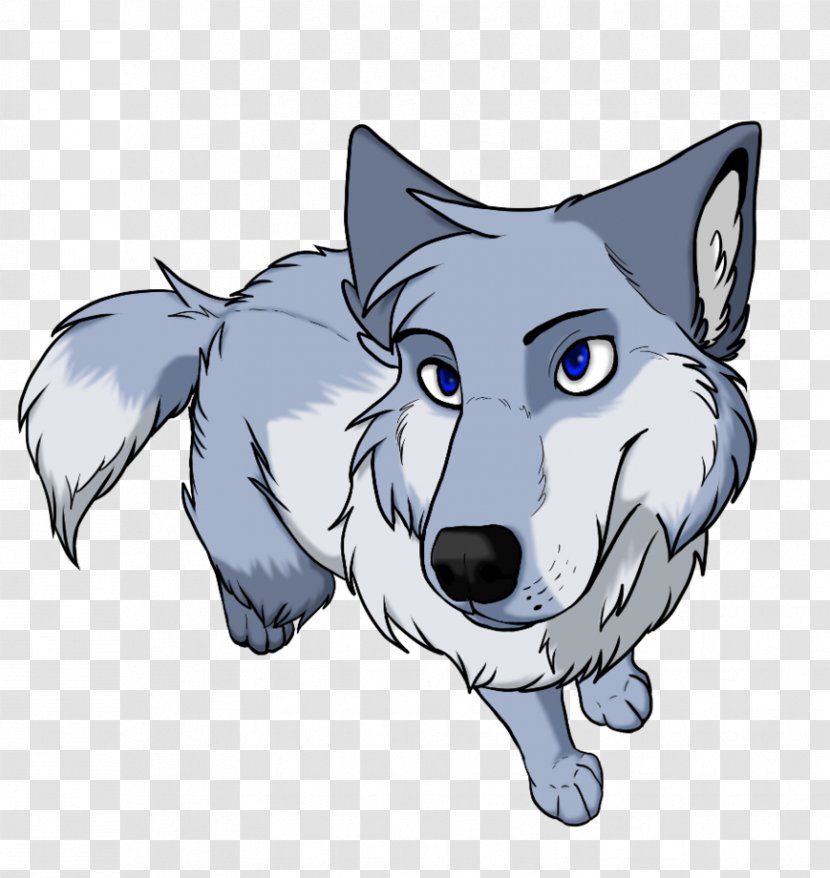 Dog Puppy Baby Wolves Drawing Cuteness - Silhouette - BLUE WOLF Transparent PNG