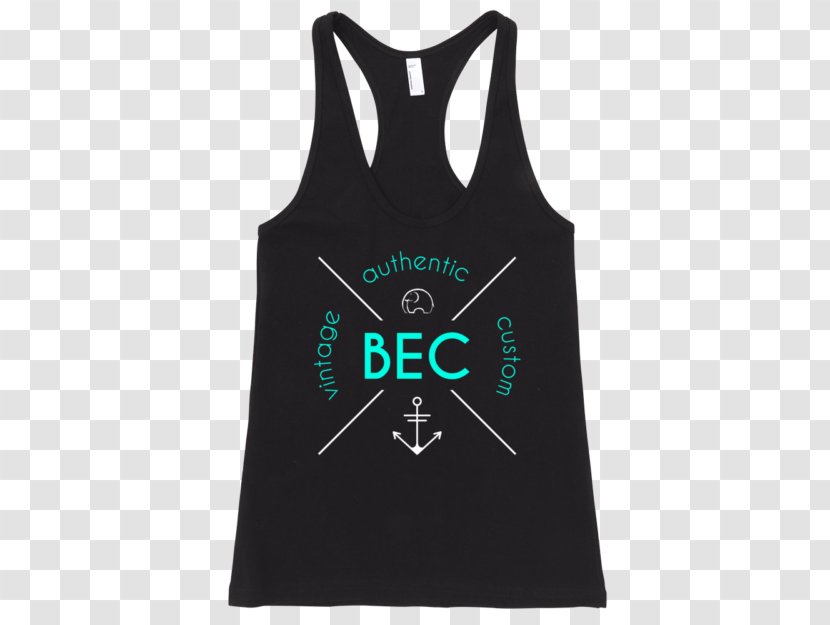 T-shirt Gilets Sleeveless Shirt Font - Vest Transparent PNG