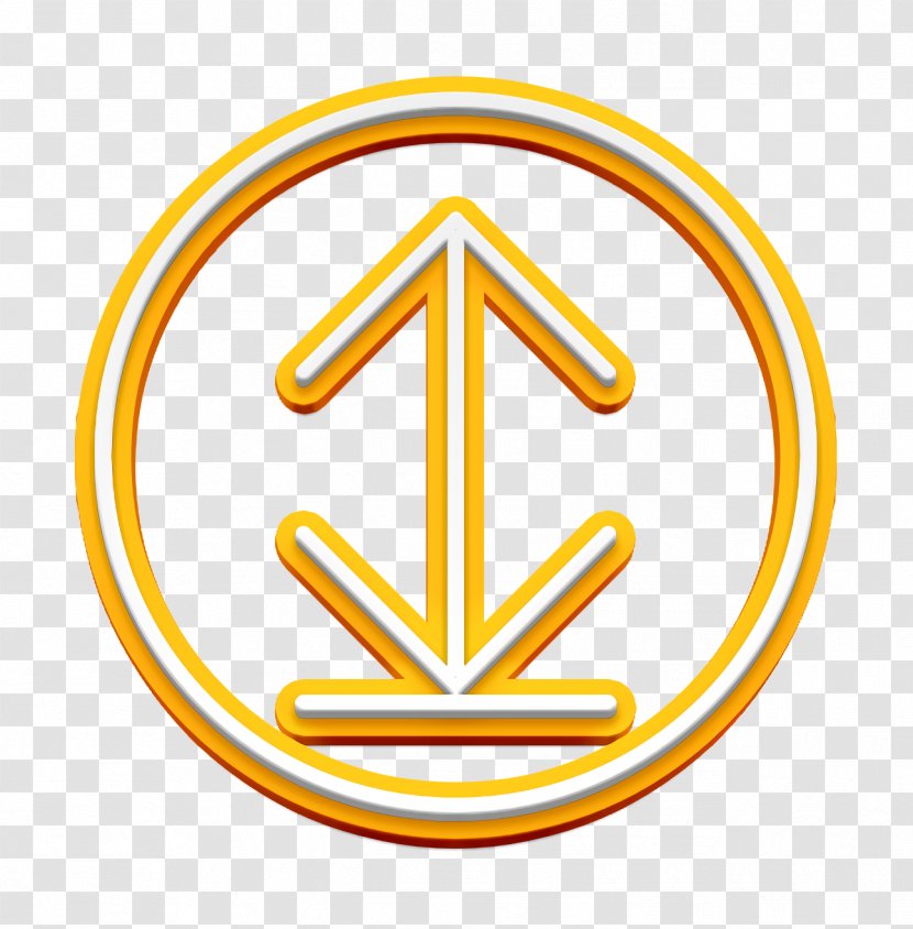 Arrow Icon Base Circle - Emblem Logo Transparent PNG