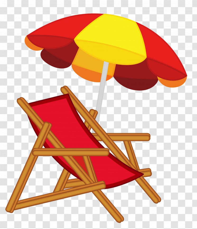 Eames Lounge Chair Beach Clip Art - Product Design - Umbrella With Image Transparent PNG