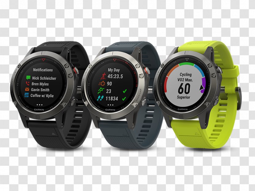 GPS Navigation Systems Garmin Fēnix 5 Sapphire Watch Ltd. Smartwatch - Approach S60 - Skiing Tools Transparent PNG