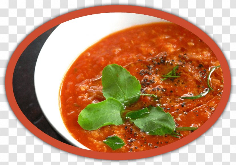 Gazpacho Tomato Soup Italian Cuisine Pappa Al Pomodoro Marinara Sauce - Garnish Transparent PNG