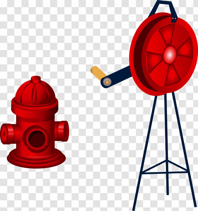 Fire Hydrant Firefighter Firefighting Department - Engine Transparent PNG