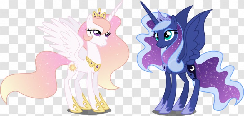 Princess Luna Celestia Pony Twilight Sparkle - Silhouette Transparent PNG