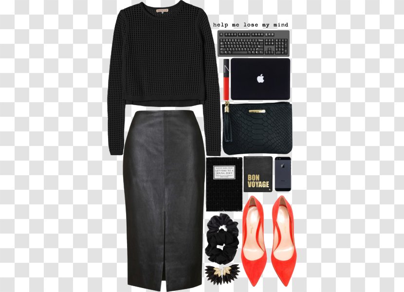 Clothing Designer Fashion Handbag - Leather Skirt And Bags Transparent PNG