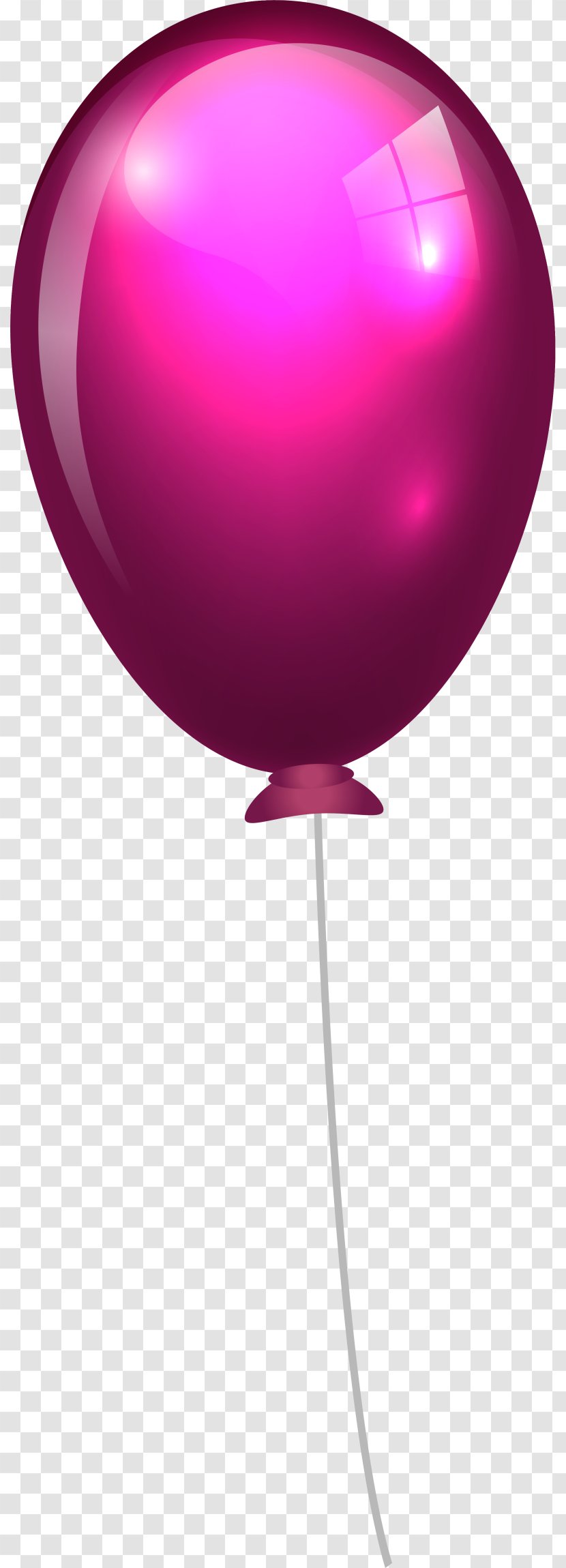 Balloon Rope Purple - Hand Painted Transparent PNG