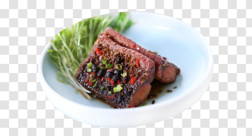 Beef Tenderloin Douchi Fish Braising - Sirloin Steak - Black Bean Sauce Dip Transparent PNG