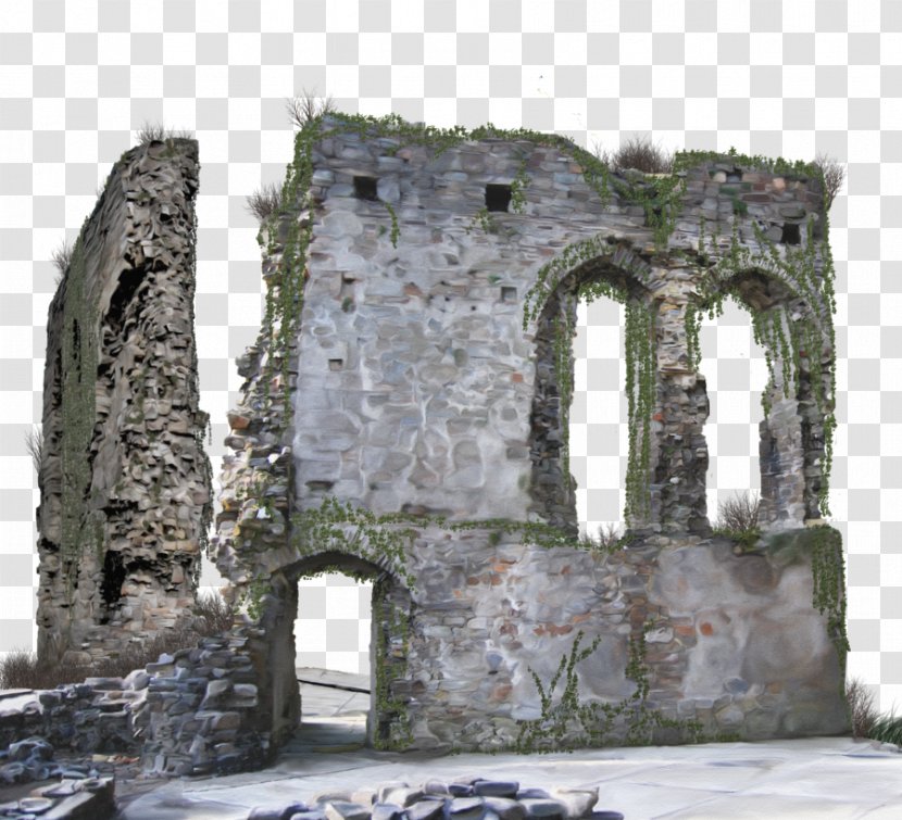 Ruins Rendering Photography - Medieval Architecture - Archaeological Site Transparent PNG