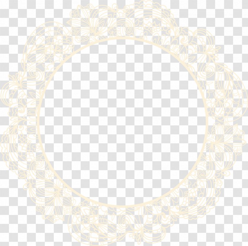 Symmetry Brown Pattern - Yellow Frame Transparent PNG