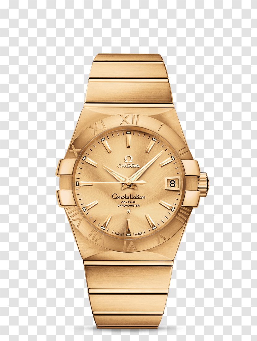 Omega Constellation Coaxial Escapement SA Mechanical Watch - Chronometer Transparent PNG