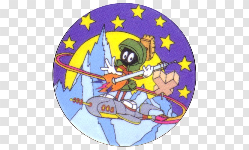 Marvin The Martian In Third Dimension Milk Caps Cartoon Looney Tunes Transparent PNG