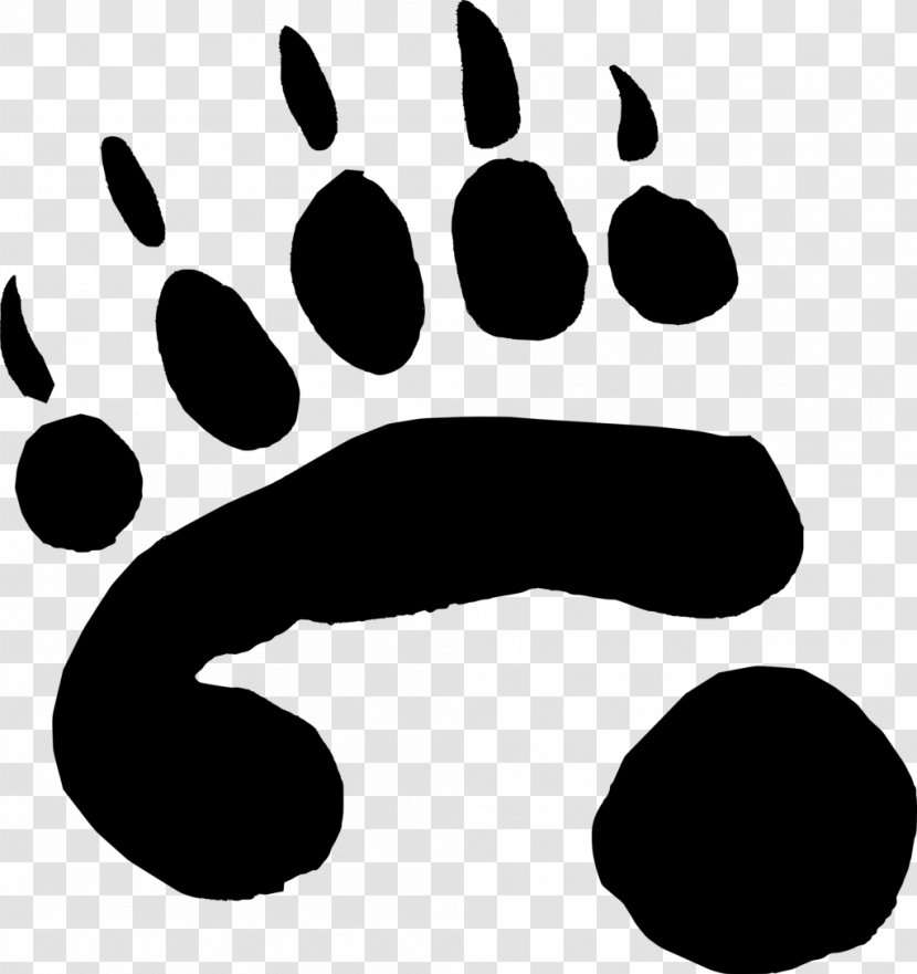 Giant Panda Bear Cat Paws - Text - Paw Transparent PNG