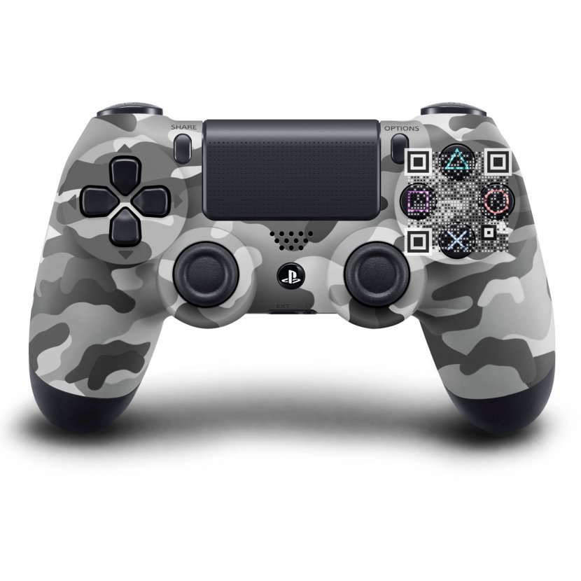 PlayStation 4 Game Controllers DualShock Urban Camouflage - Playstation Transparent PNG