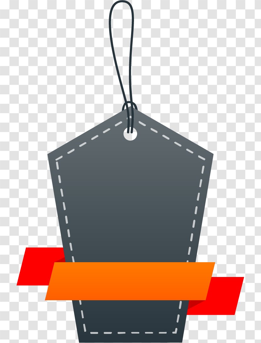 Download Button Computer File - Product Design - Tag Ribbon Border Transparent PNG
