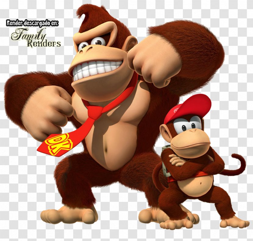 Donkey Kong Country Returns Country: Tropical Freeze 3: Dixie Kong's Double Trouble! - Stuffed Toy - Diddy Transparent PNG