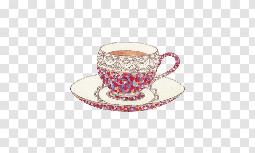Teacup Mug - Dinnerware Set - Afternoon Tea Transparent PNG
