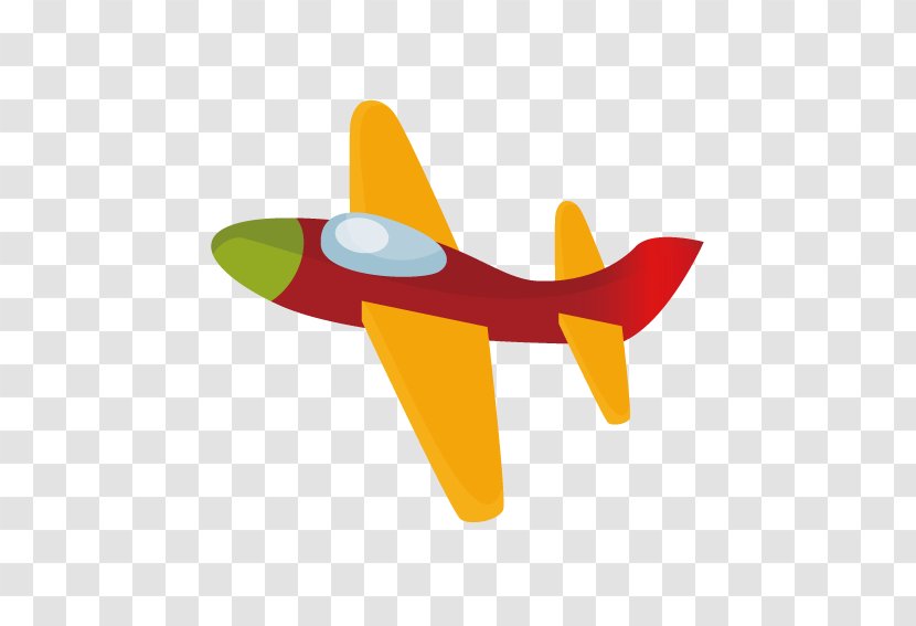 Airplane Aircraft Flight - Cartoon - Toy Plane Transparent PNG