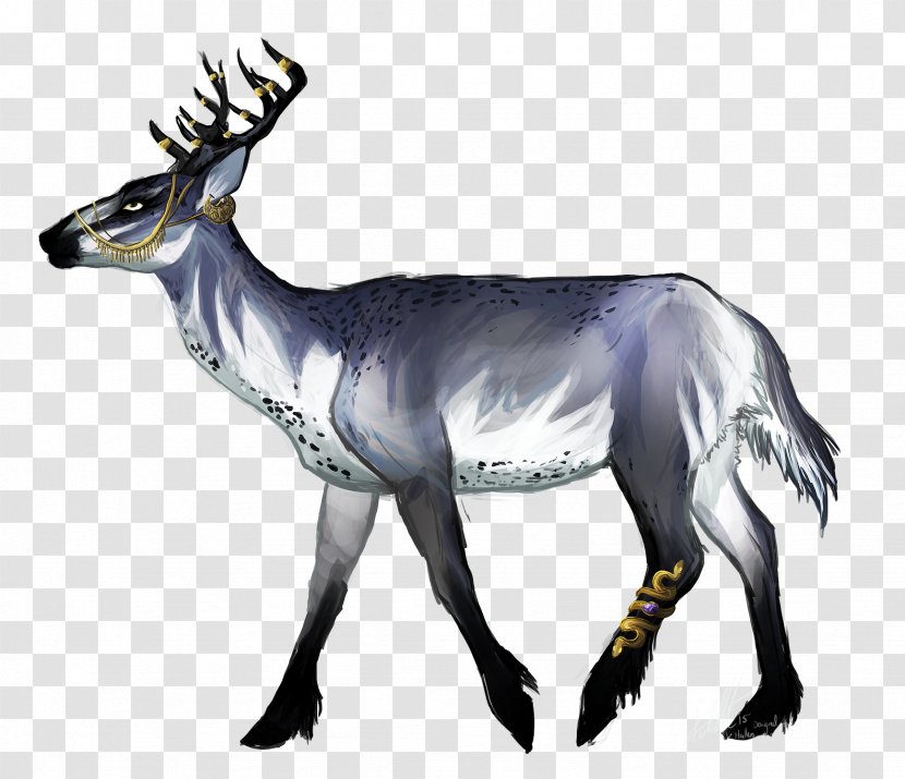 Reindeer Elk Chamois Horse Goat - Fictional Character Transparent PNG