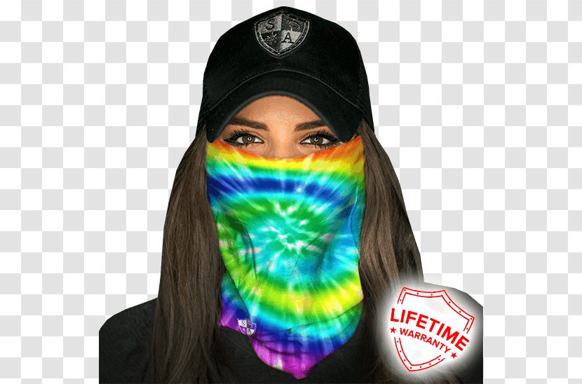 Skull Balaclava Face Shield Technology - Turquoise Transparent PNG